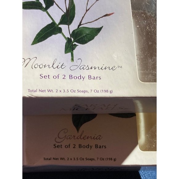 Sarah Michaels Lot of 2 Bar Soaps Jasmine/ Gardenia 7oz NEW - Picture 4 of 4